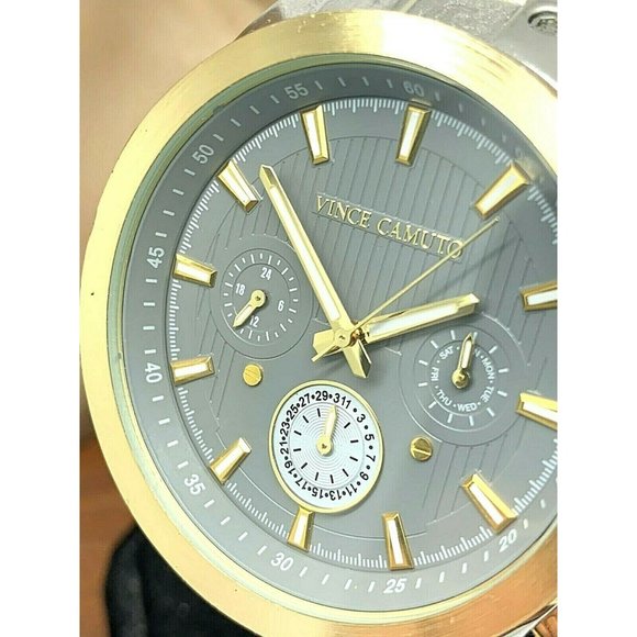 Vince Camuto Other - Vince Camuto Men's Watch VC/1123GYTT 44mm Gray